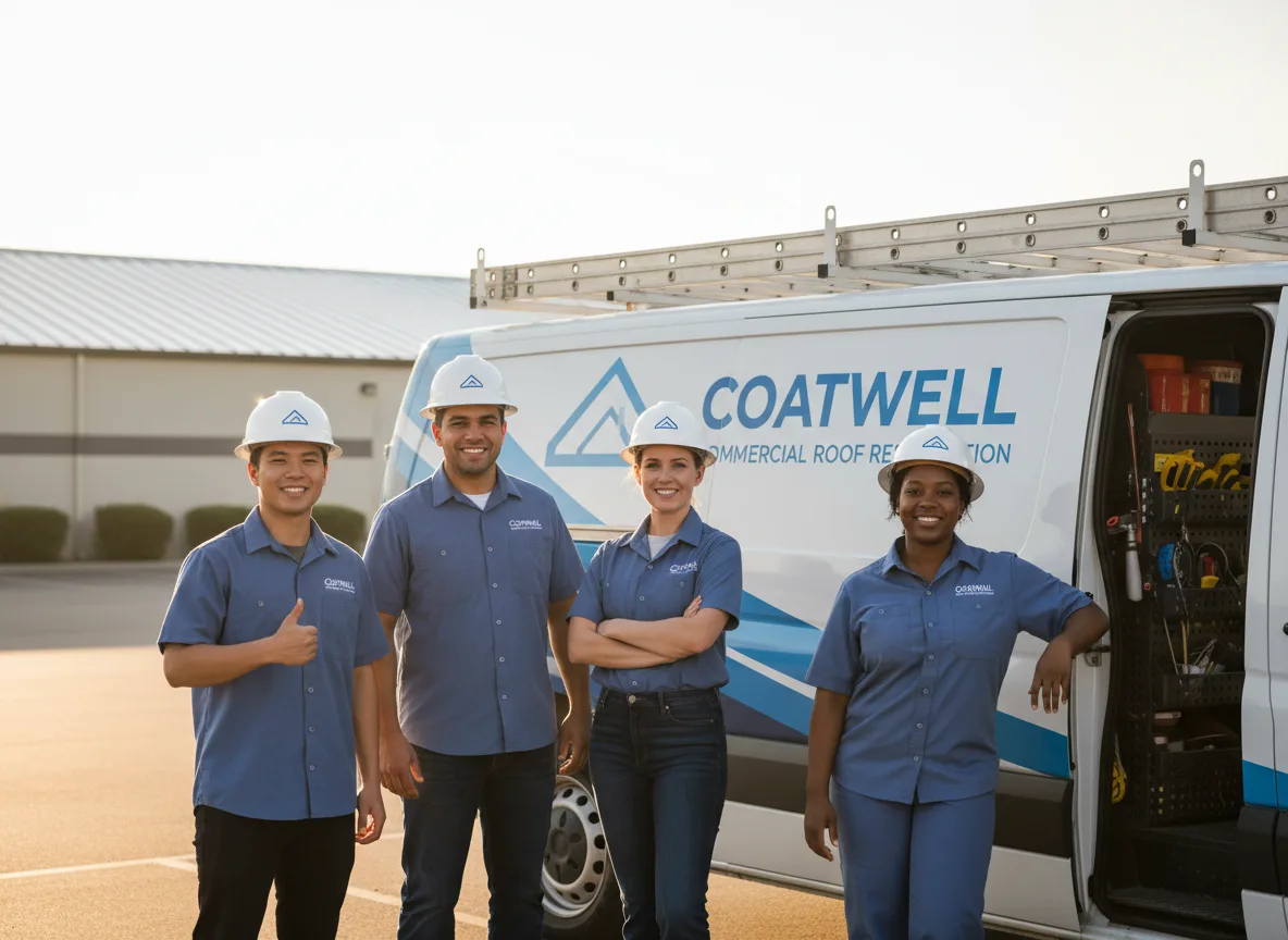 Commercial roof coating company in Redding, CT